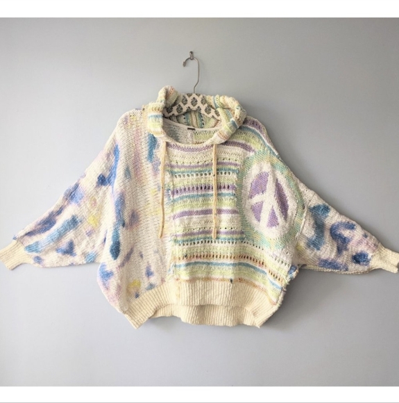 FREE PEOPLE Flower Child Poncho / Serene Dream - Picture 7 of 9